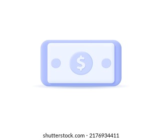 3d money realistic icon design illustrations. 3d render vector design concept
