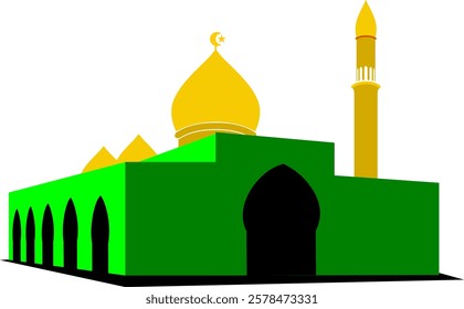 	
3D mosque vector picture for any Islamic card and greeting like Ramadan and Eid Al-Fitr