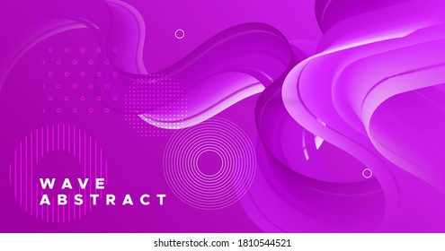 3d Movement. Flow Cover. Pink Gradient Template. Color Geometric Banner. Vibrant Motion. 3d Movement. Digital Graphic Design. Vector Futuristic Pattern. Wave Dynamic Poster. Fluid 3d Movement.