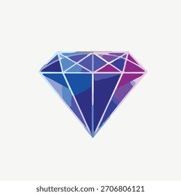 3D  multi color diamond  design