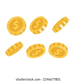 Ilustración multidimensional de la moneda $.