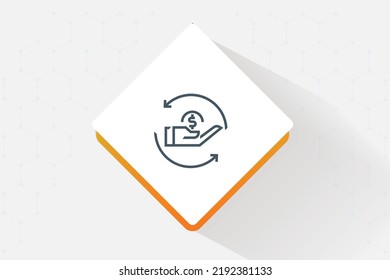 3D Multi-disciplinary approach icon vector design
