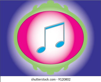 3d musical note