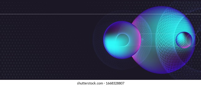 3d espacio neón moderno diseño abstracto de póster líquido, diseño abstracto para aterrizaje web
