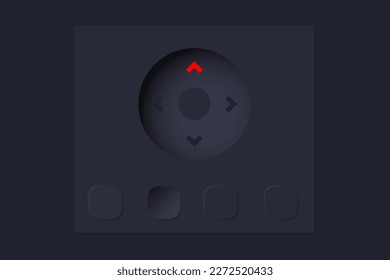 3D Neumorphic Botton For Web Design.