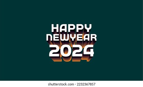 3D New year 2023 - Vector Artwork