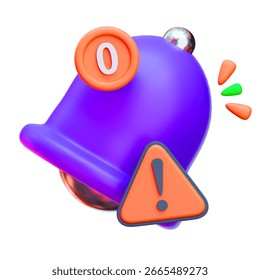 3D-Symbol "Keine Benachrichtigung"