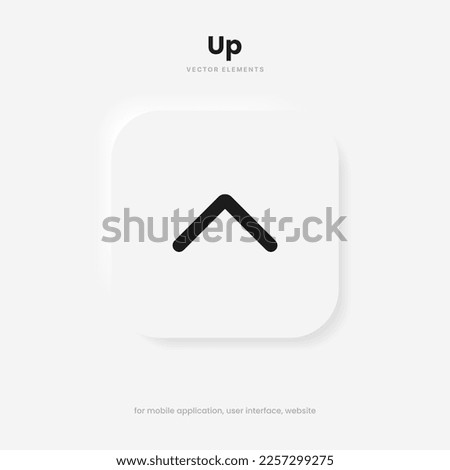 3d north pointing arrow, arrows up, swipe up, upload, upgrade, speed up, level up icon, symbol, sign, emblem, push button for UI UX website mobile app.