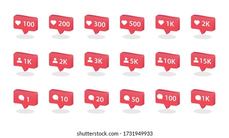1,149 Instagram 3d Stock Vectors, Images & Vector Art | Shutterstock