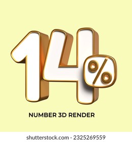 3d number 14% percentage gold sale eps