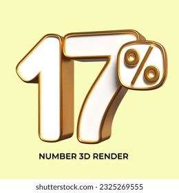 3d number 17% percentage gold sale eps