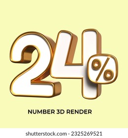 3d number 24% percentage gold sale eps