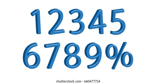 3D numbers.