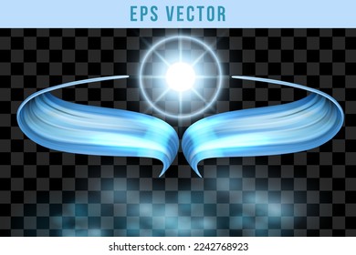 3D object geometric elements isolated on transparent background