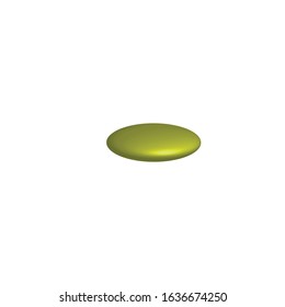 3d object simple clip art vector illustration