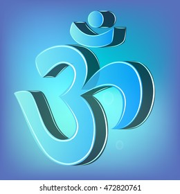 3d Om symbol