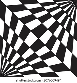 3d optical illusion graphic trendy illustration design