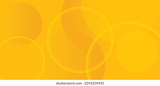 3D orange geometric abstract background overlap layer on bright space with circles effect decoration. Modern graphic design element cutout style concept for web banner, flyer, card, or brochure cover