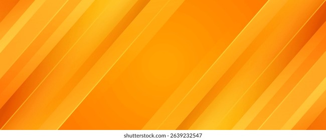 3D orange geometric abstract background overlap layer on bright space with diagonal shape effect decoration. Modern graphic design element cutout style concept for web, flyer, card, or brochure cover