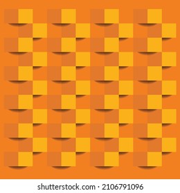 3D orange paper style texture Pro Vector