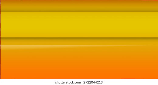 3D orange Studio Desk abstract background for design, blank