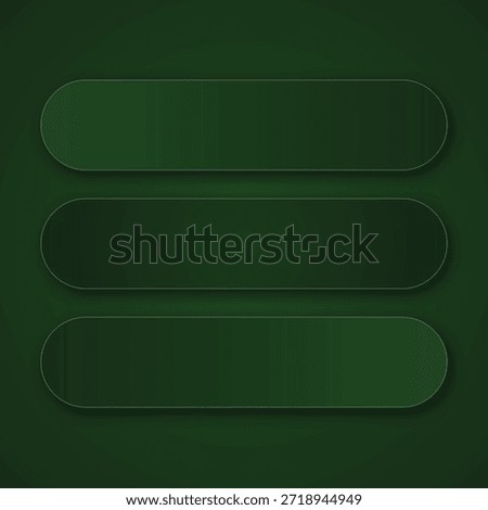 3d oval signs, Large buttons, web buttons.
