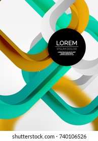 3d overlapping squares abstract background, vector digital techno template