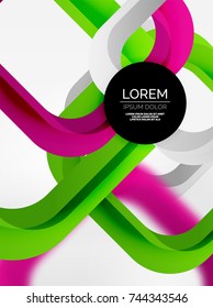 3d overlapping squares abstract background, vector digital techno template