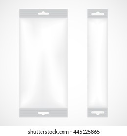 3D package for wet wipes, vector mockup.