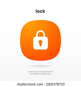 candado 3D, llave, bloqueo, desbloqueo, bloqueo, icono desbloqueado para medios sociales, aplicación móvil, contraseña, plantilla de interfaz de usuario, sitio web.