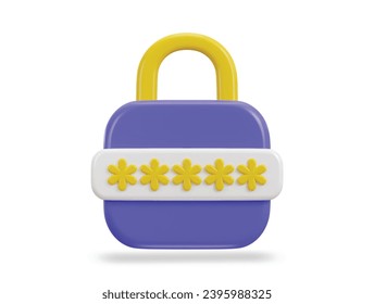 3.ᵉʳ candado con icono de contraseña