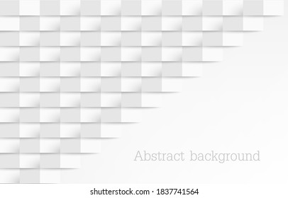 3d paper art style background vector