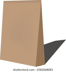 3d paper bag vector design for packaging use or advertisement