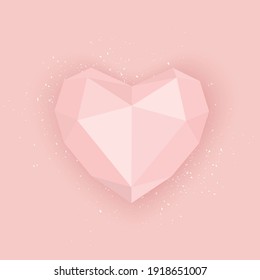 Diseño de ilustraciones vectoriales de iconos de corte cardíaco en 3D.