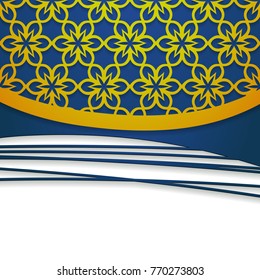 3d paper floral background
