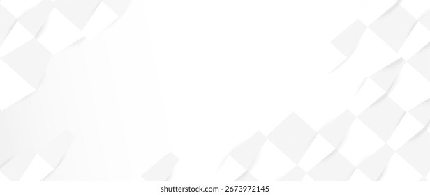 estilo de papel 3d branco abstrato fundo vetor design em eps 10 