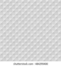 3D pattern. Abstract seamless geometric background with squares and triangles