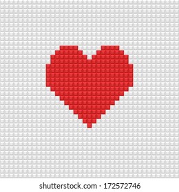 3d pattern with a heart