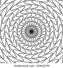 3D pattern of lines. Background.