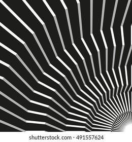 3D pattern of lines. Eps 10.