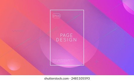 3d Pattern. Wavy Music Art. Purple Rainbow Poster. Abstract Screen. Party Gradient Template. Horizontal Ux. Neon Landing Page. Blue 3d Pattern