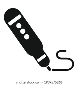 3d pen engineer icon. Simple illustration of 3d pen engineer vector icon for web design isolated on white background