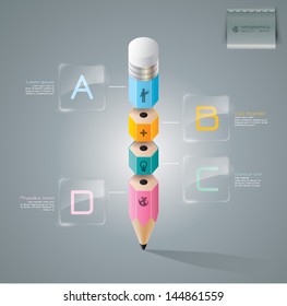 Lápiz 3D Infografías.