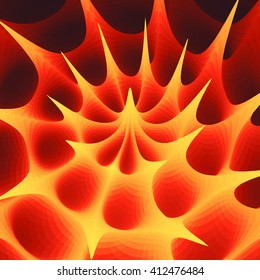 3d Perspective Background. Mosaic. Abstract Geometric Illustration.