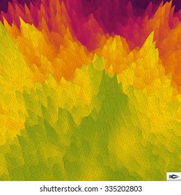 3d Perspective Grid Background Texture. Mosaic. Lattice Effect.
