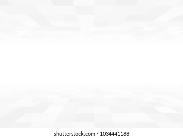 3d perspective view gray tiles with copyspace vector