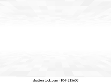 3d perspective view gray tiles with copyspace vector
