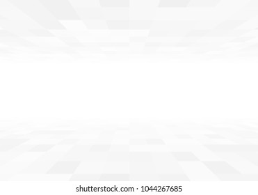 3d perspective view gray tiles with copyspace vector