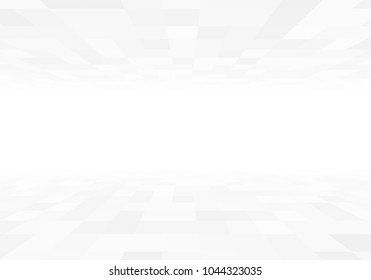 3d perspective view gray tiles with copyspace vector