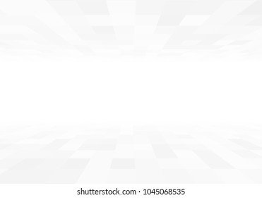 3d perspective view gray tiles with copyspace vector